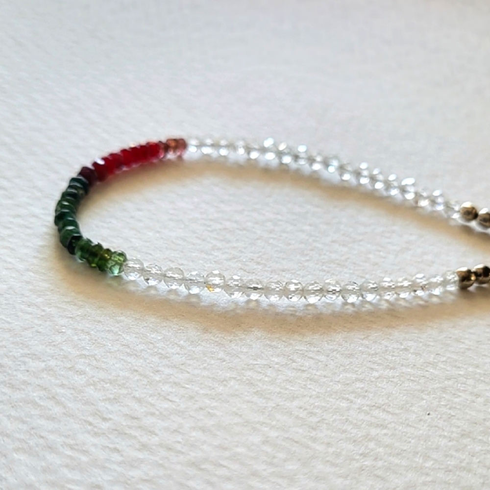 Color block beaded bracelet - Picture 3 of 5